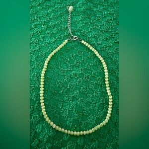 Peridot beaded necklace